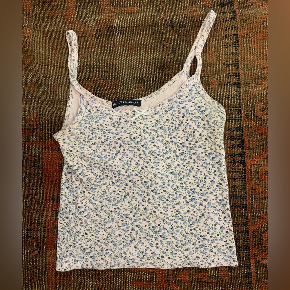 Brandy Melville Floral Tank